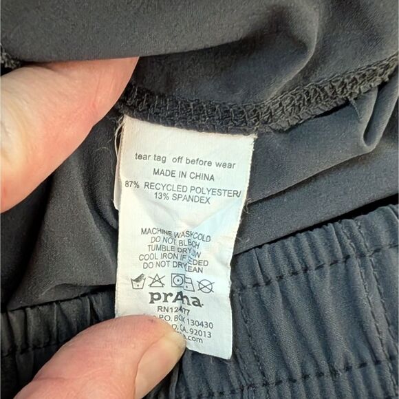 PrAna Vargas Yoga Active Outdoor Pants Men's Size M Grey - Picture 6 of 6
